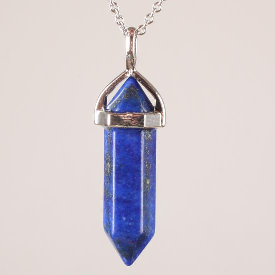 Lovely Faceted Quartz Pendant Necklace
