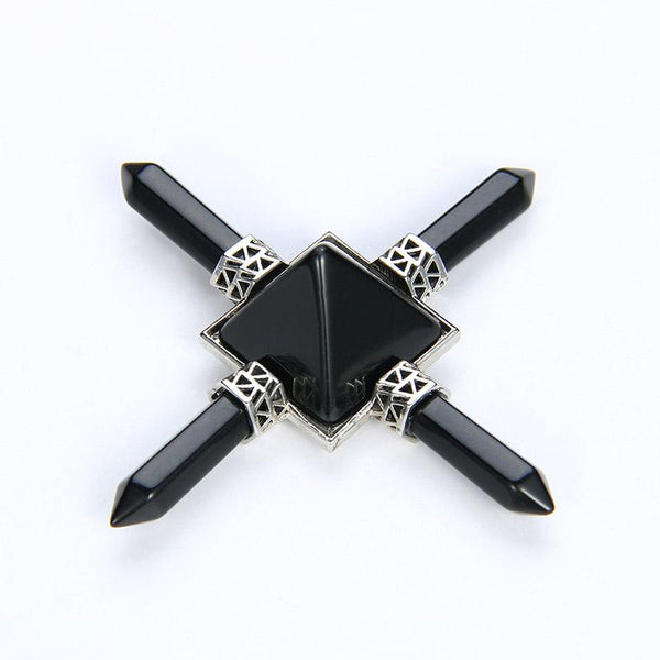 4 Point Pyramid Natural Stone