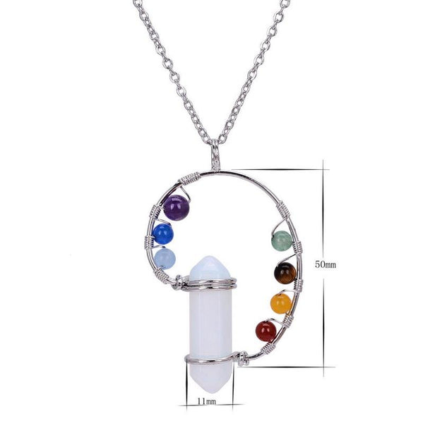 Quartz & Beads Natural Healing Necklace