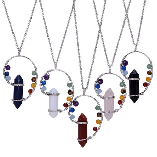 Quartz & Beads Natural Healing Necklace