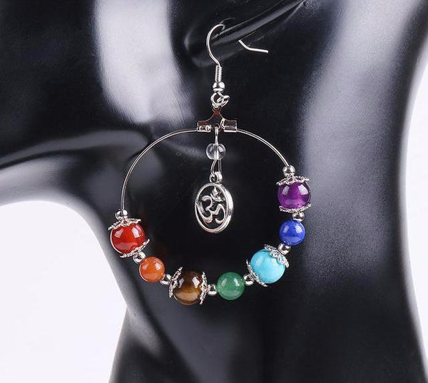 Tree of Life Gem Stones Earrings