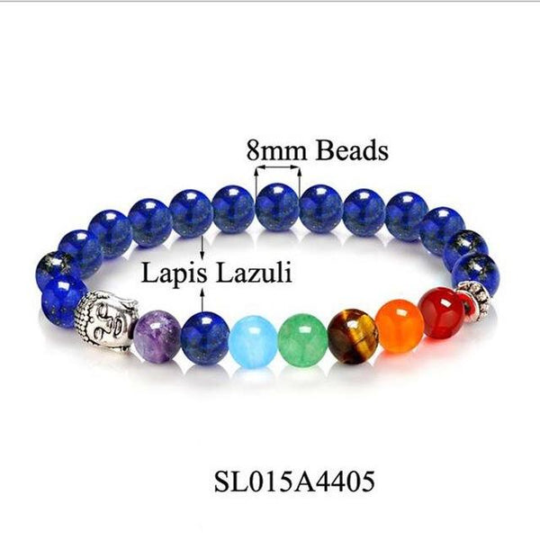 7 Chakra Healing Balance Buddha Bracelets