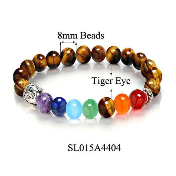 7 Chakra Healing Balance Buddha Bracelets