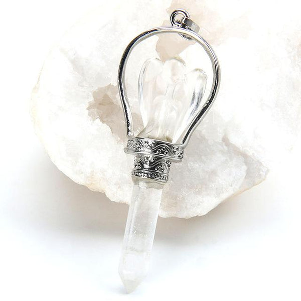 Natural Healing Gem Quartz Necklace