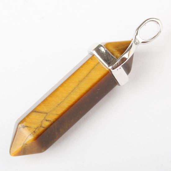 Lovely Faceted Quartz Pendant Necklace