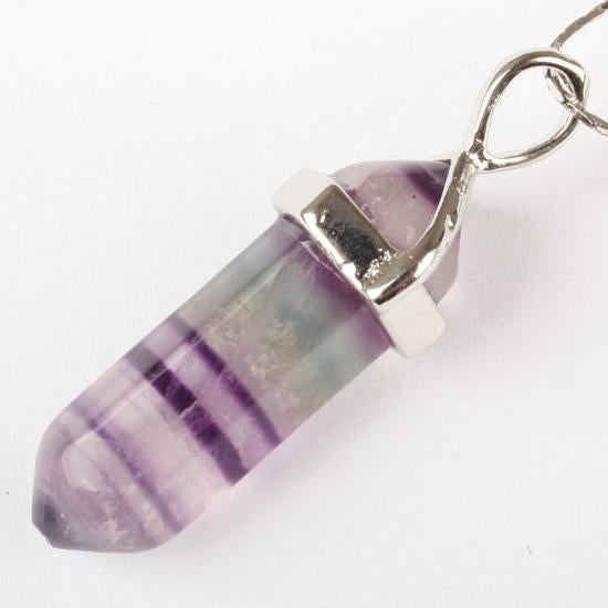 Lovely Faceted Quartz Pendant Necklace
