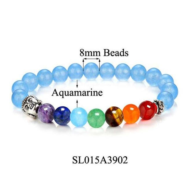 7 Chakra Healing Balance Buddha Bracelets