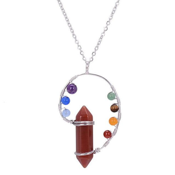 Quartz & Beads Natural Healing Necklace