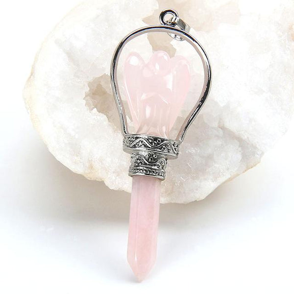 Natural Healing Gem Quartz Necklace