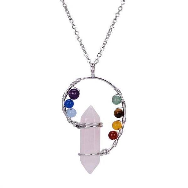 Quartz & Beads Natural Healing Necklace