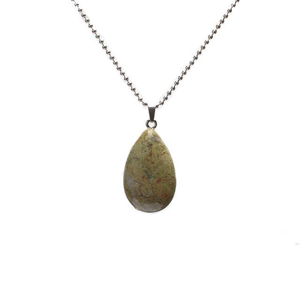 Healing Stone  Water Drop Pendants